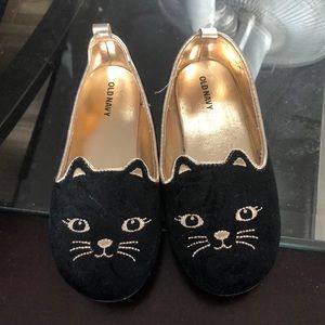 Toddler Girls Kitty Flats Size 11